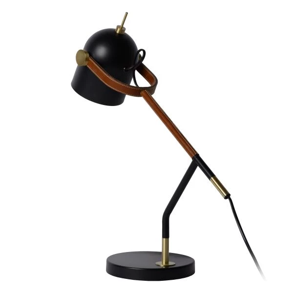 Lucide WAYLON - Lampe de bureau - 1xE27 - Noir - DETAIL 1